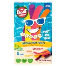 The Fruit Factory Tropical Fruit Twists 5*18g