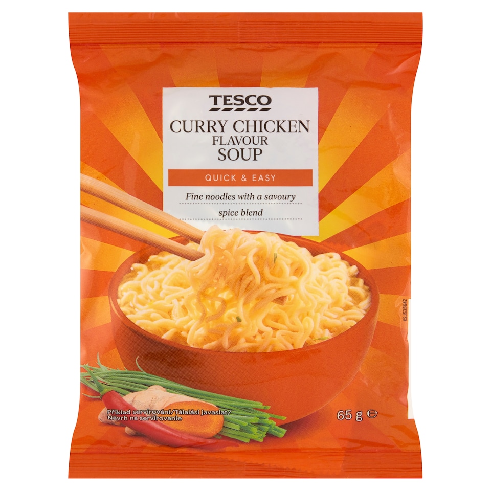Tesco Curry Chicken Flavour Soup 65 g