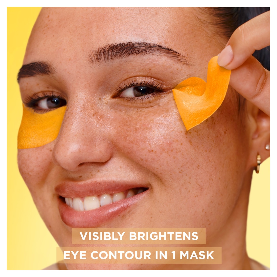 image 1 of Garnier SkinActive Brightening Eye Mask with Vitamin C 5g