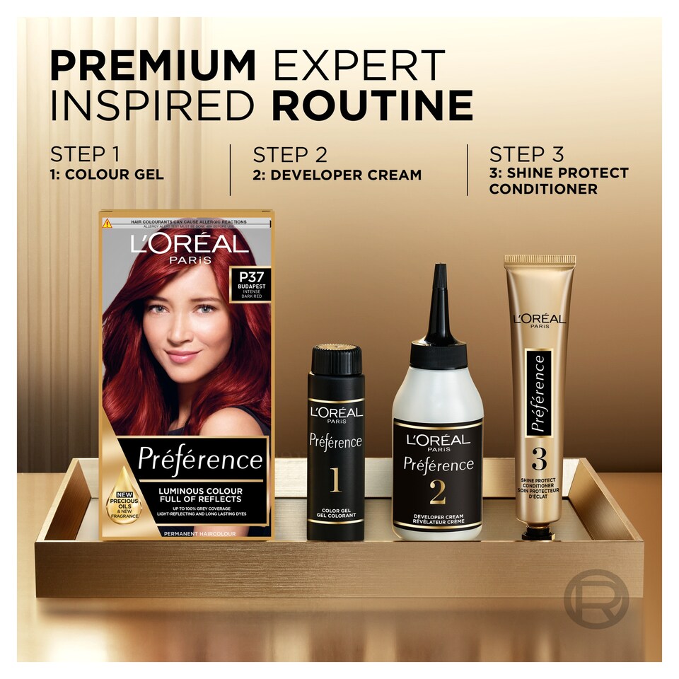 image 1 of L'Oreal Paris Preference 3.66 Dark Red Permanent Hair Dye