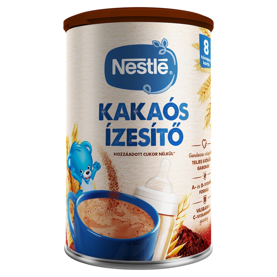 Nestlé kakaós, gabona alapú ízesítő italpor 8 hónapos kortól 400 g