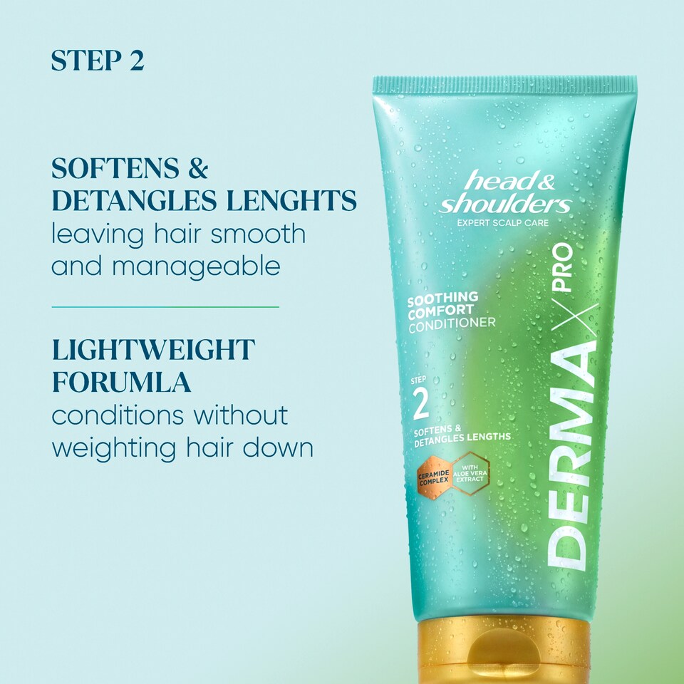 image 1 of Head & Shoulders DermaXpro Soothing Comfort Conditioner Aloe Extract 220ml