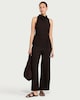 image 2 of F&F Crinkle Textured Draped Co-ord Top in Chocolate