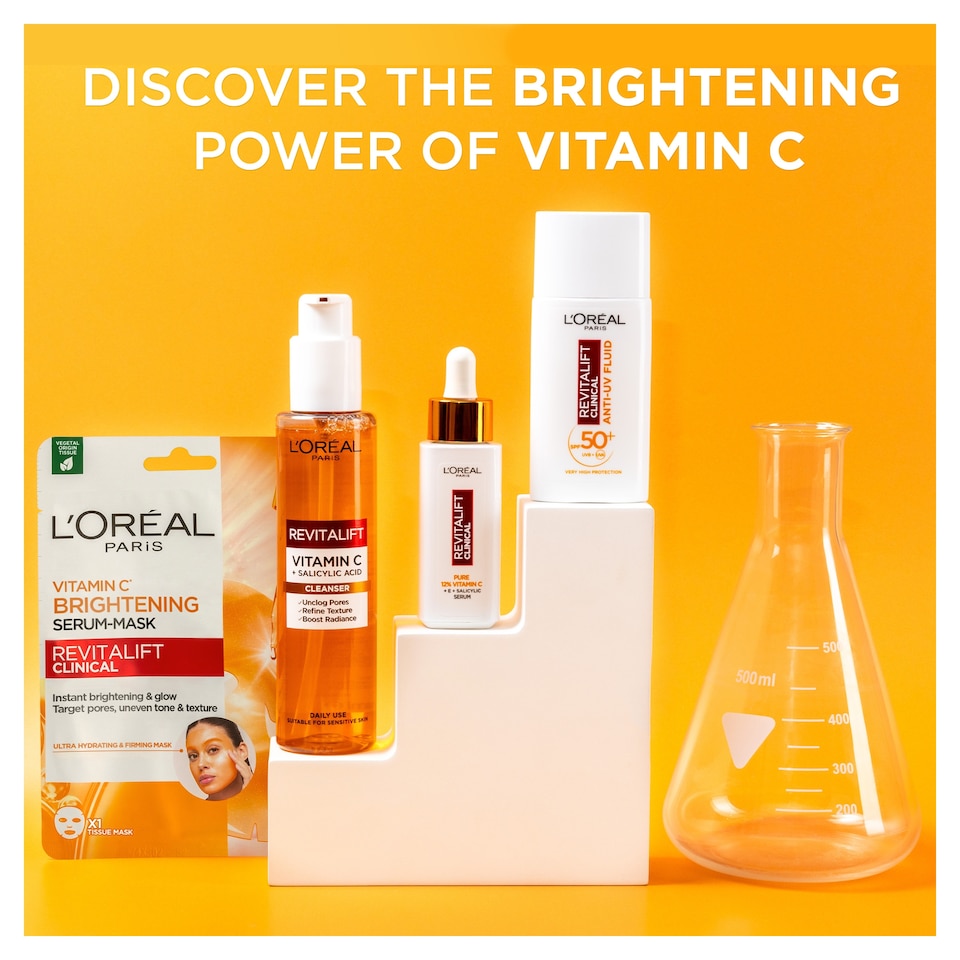 image 1 of L'Oreal Paris Revitalift Clincal Vitamin C Refining Foam Cleanser 150ml