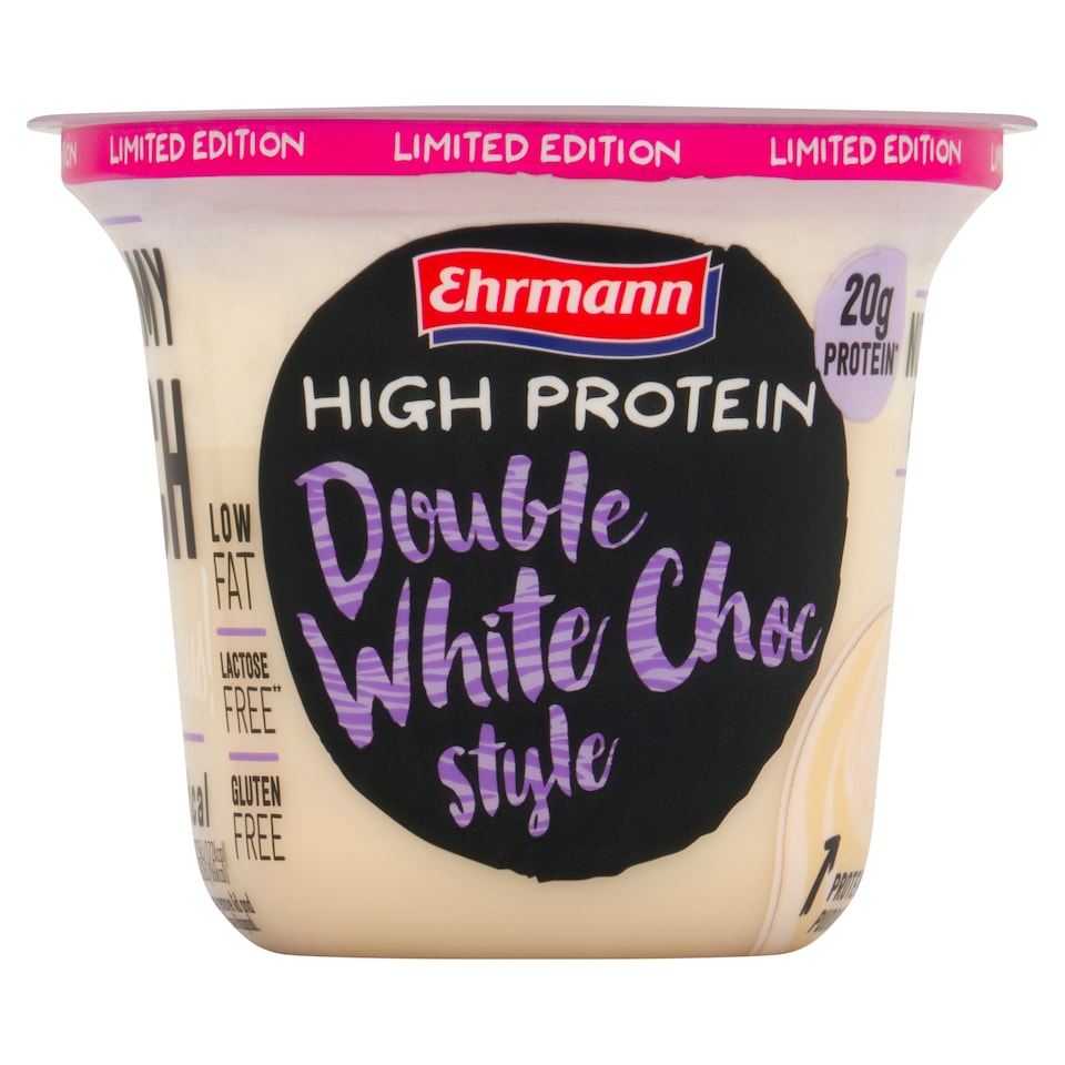 Ehrmann High Protein pudding double white choc style 200 g