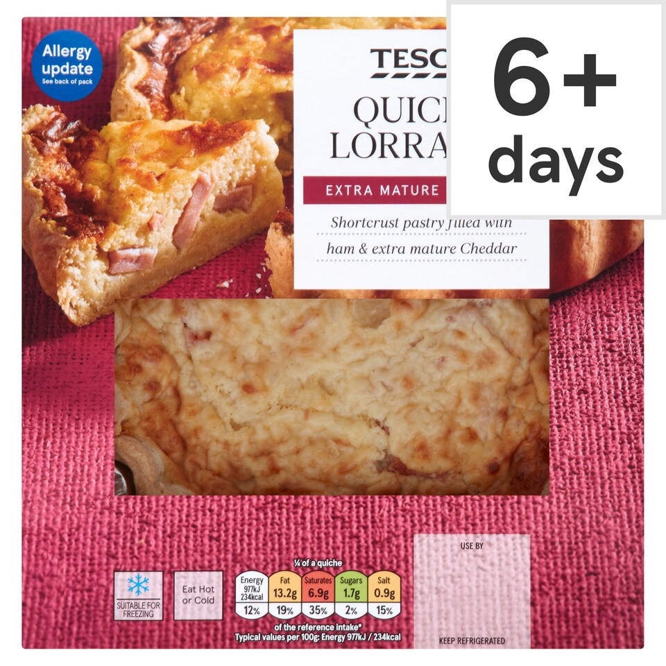 Tesco Quiche Lorraine 400G