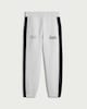 image 3 of F&F Boys Cotton Rich Colour Block Cuffed Joggers in Grey Marl