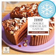 Tesco Double Chocolate Gateau 350G