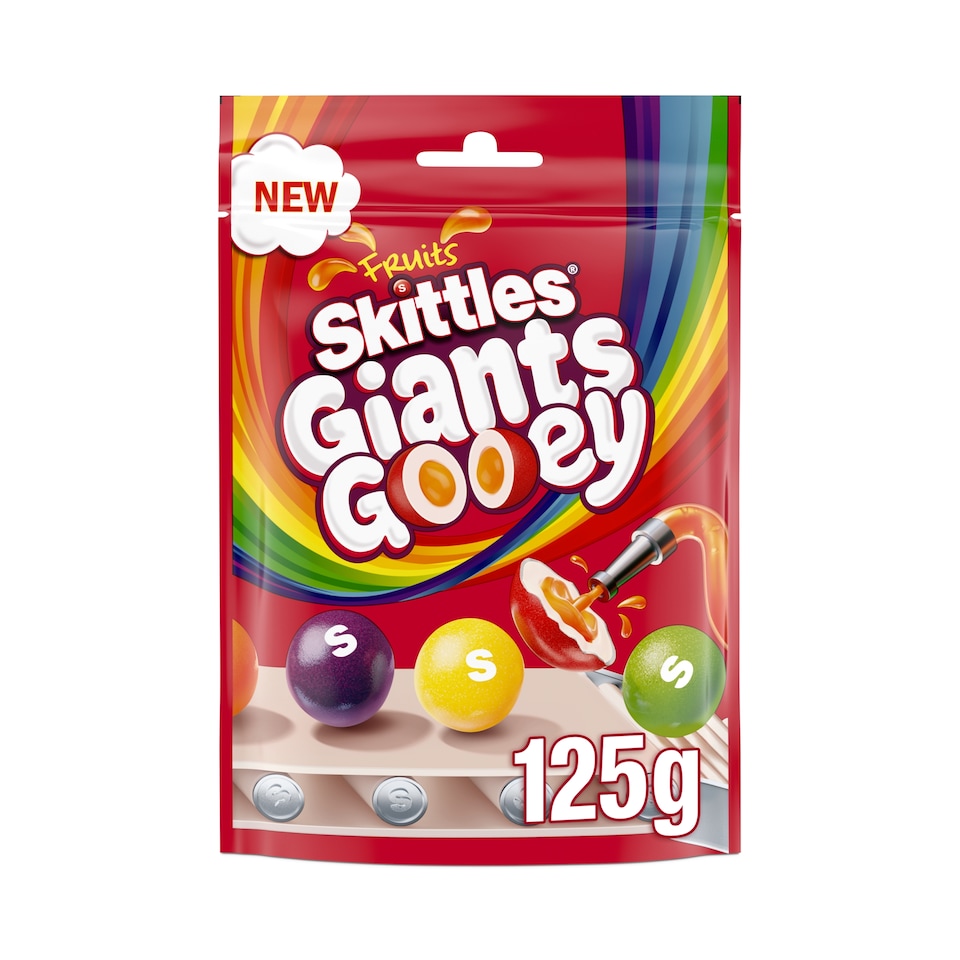 Skittles Fruits Giants Gooey 125g