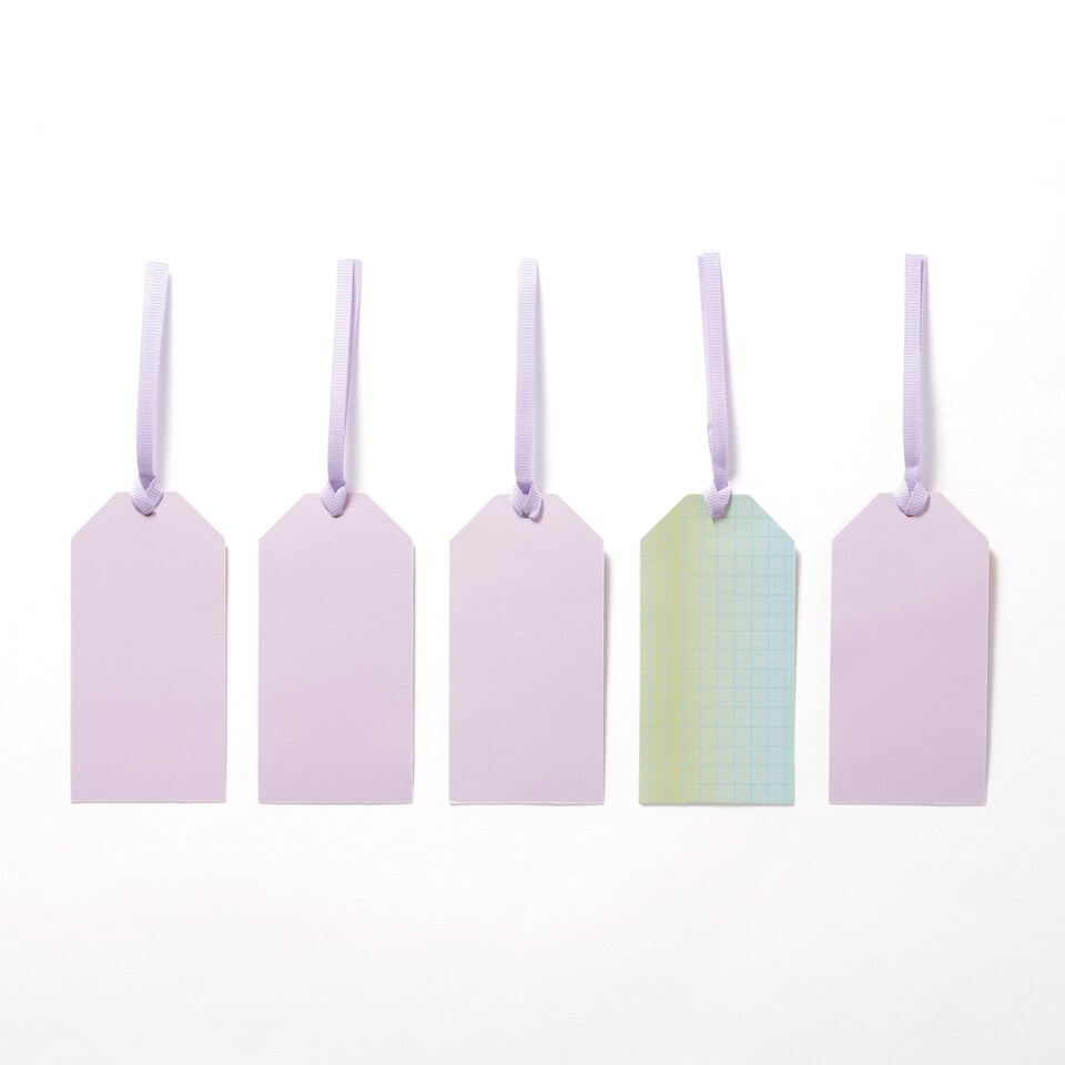 image 1 of Paperchase Ombre 5 Pack Gift Tags