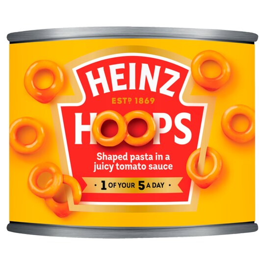 Heinz Spaghetti Hoops In Tomato Sauce 205G Tesco Groceries
