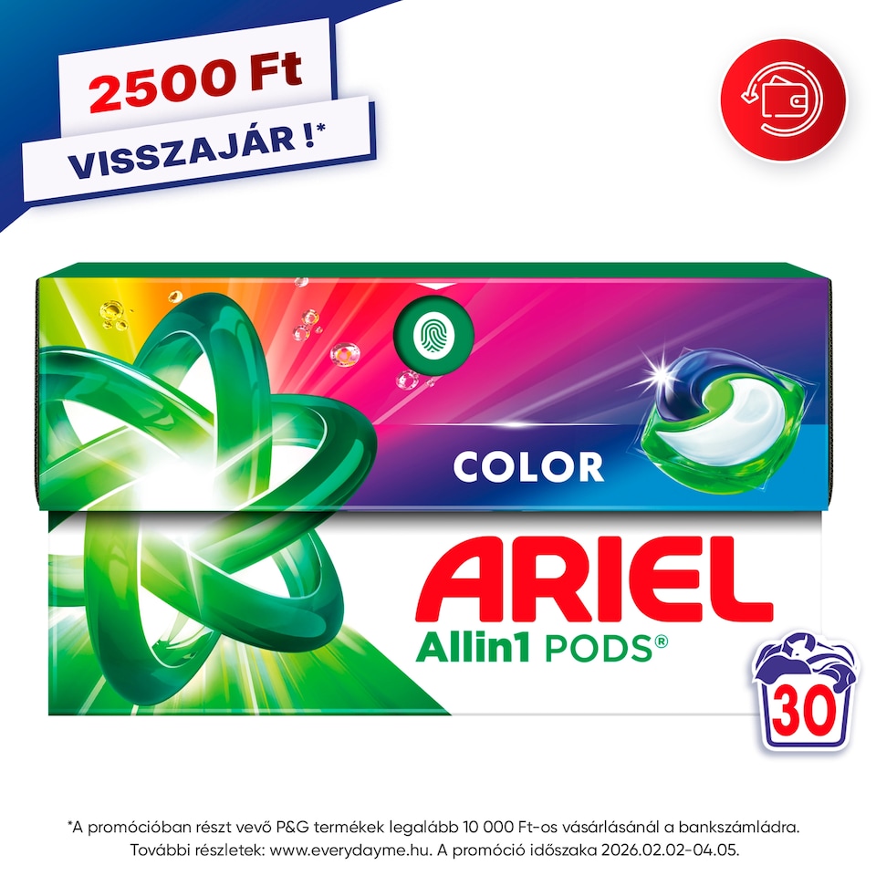 image 1 of Ariel Allin1 PODS Washing Liquid Capsules For Color, 30 Washes