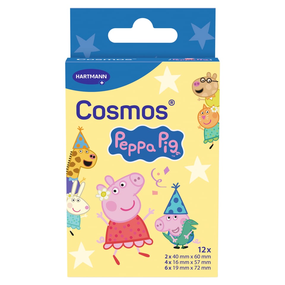 Hartmann Cosmos Peppa Pig vodoodolné náplasti 12 ks