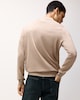 image 3 of F&F Pure Cotton Knitted Polo Jumper in Neutral