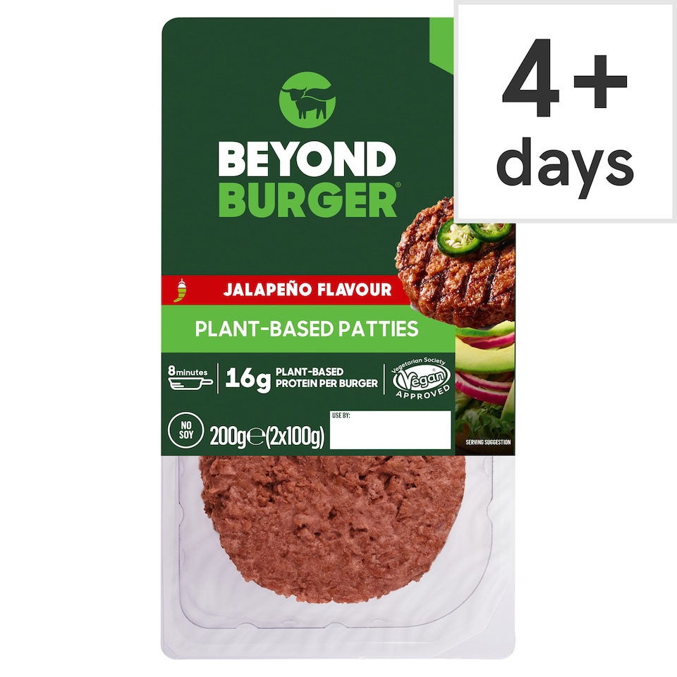 The Beyond Burger Plant Based Jalapeno Patties 200g