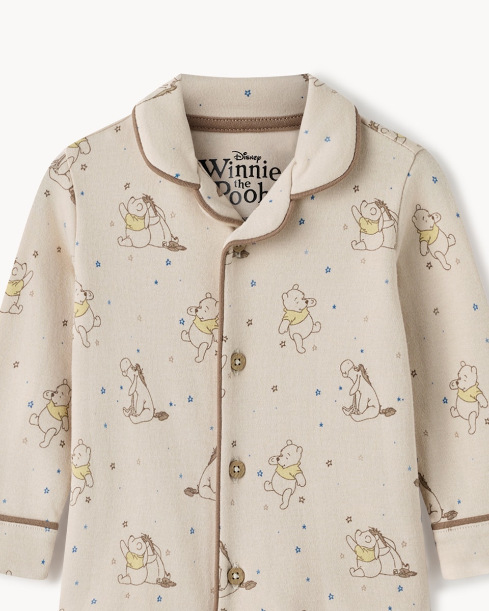 image 1 of Disney Winnie the Pooh 3-Piece Pyjama Set in White
