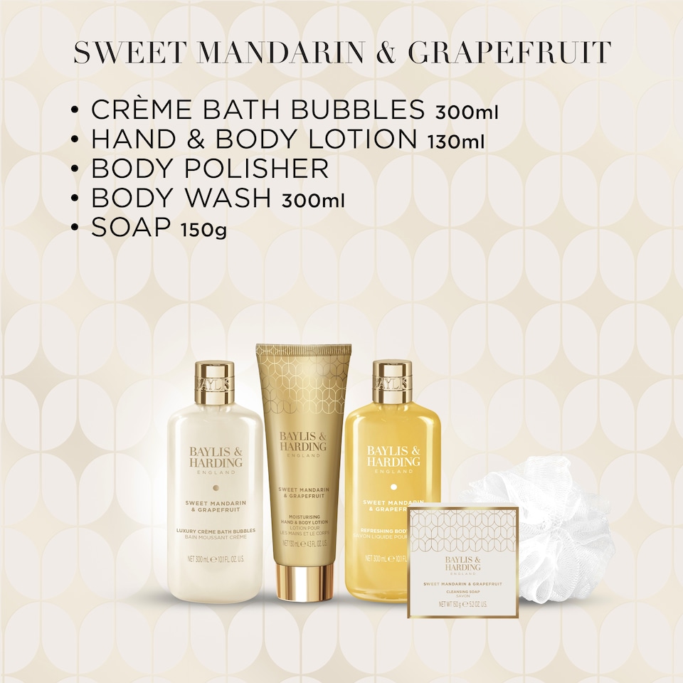image 1 of Baylis & Harding Sweet Mandarin & Grapefruit Indulgent Bag of Luxury Gift Set