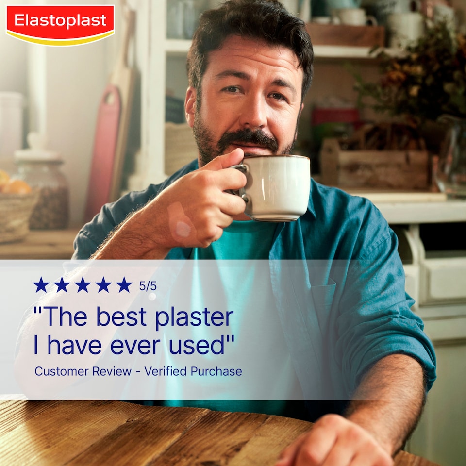 image 1 of Elastoplast Expert+ Second Skin Protection Hydrocolloid 10 Plasters