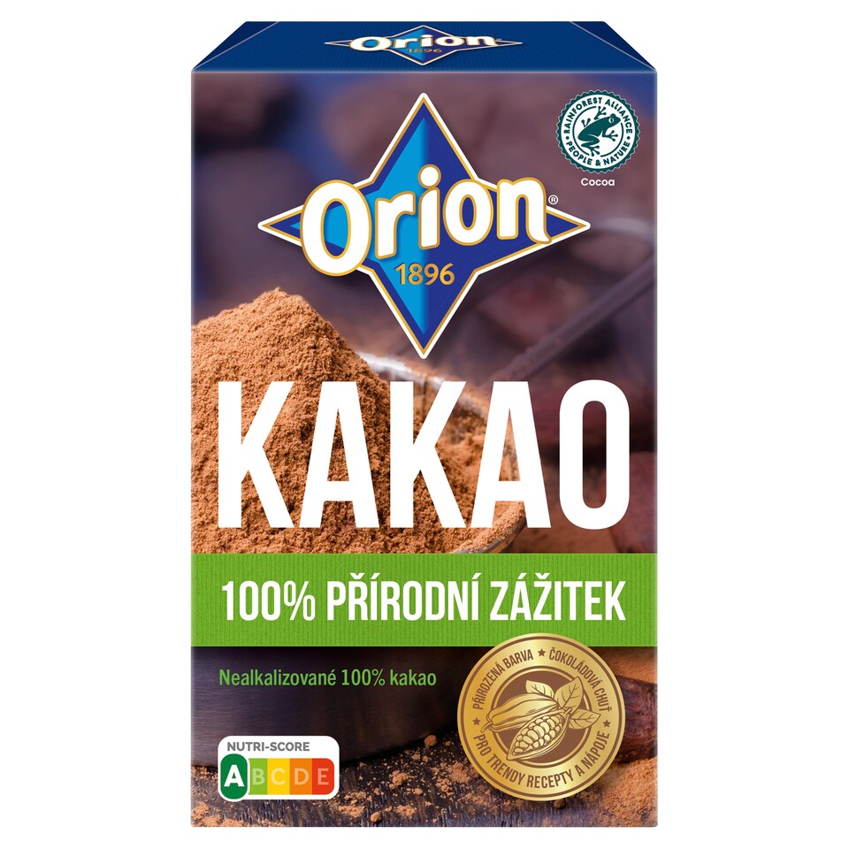 ORION Kakao přírodní nealkalizované 100% kakao 100g