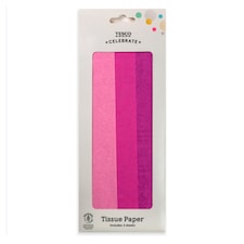 Tesco Multi Pink Tissue 3 Pack