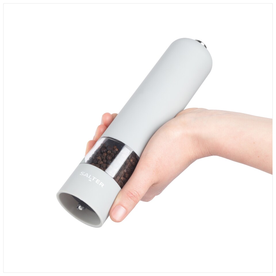 image 1 of Salter Simply Prep Soft touch Grey Electric Mill Set