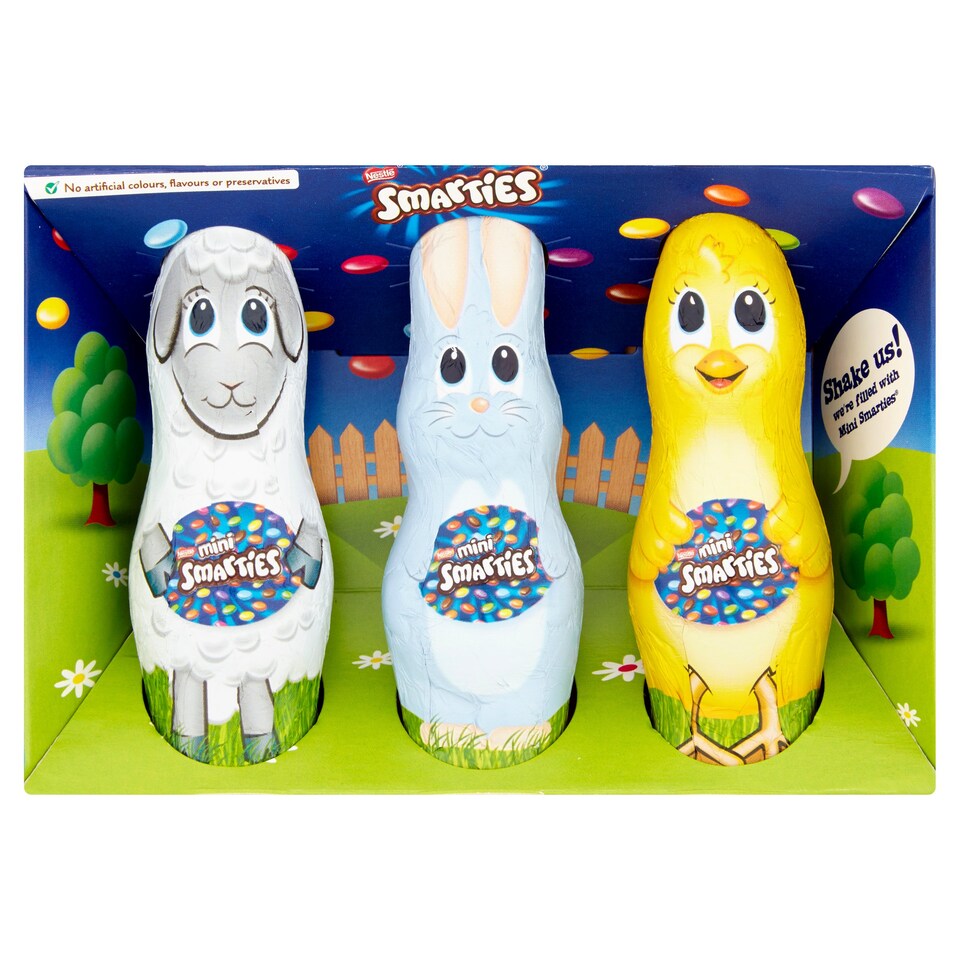image 1 of Nestle Smarties Spring Animals Giftpack 63G