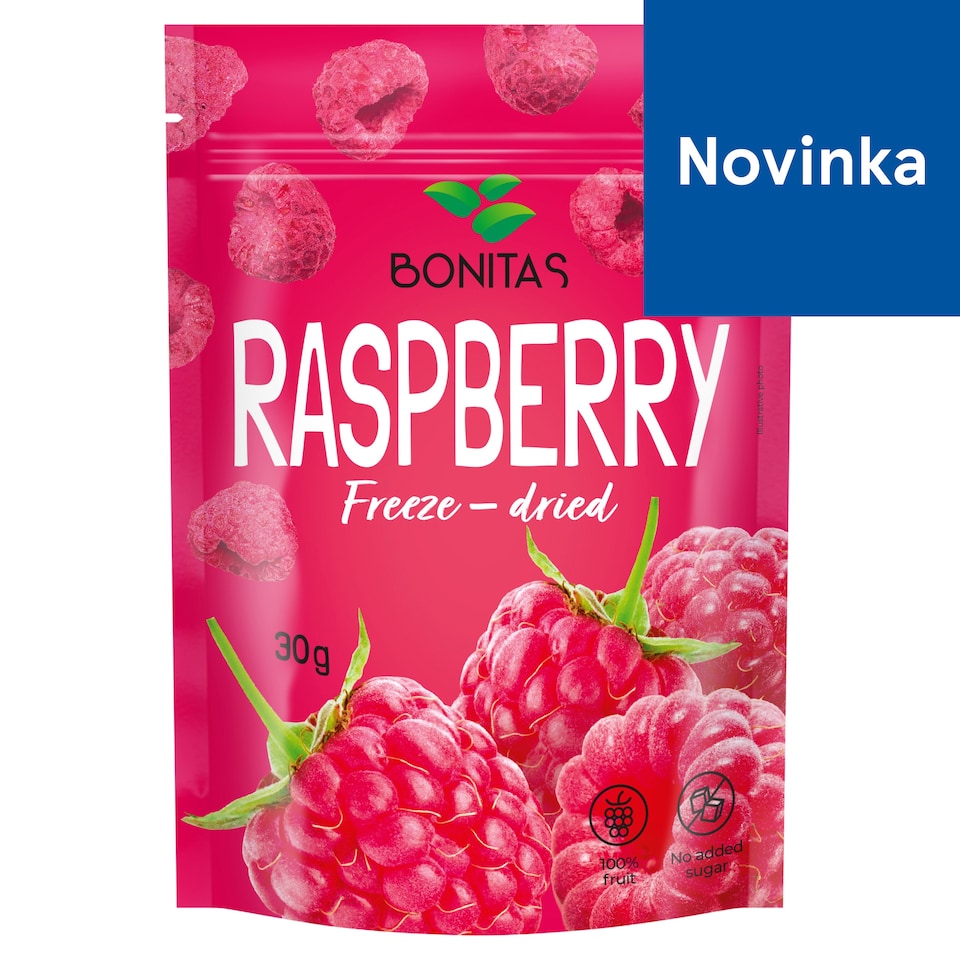 Bonitas Mrazom sušené maliny 30 g