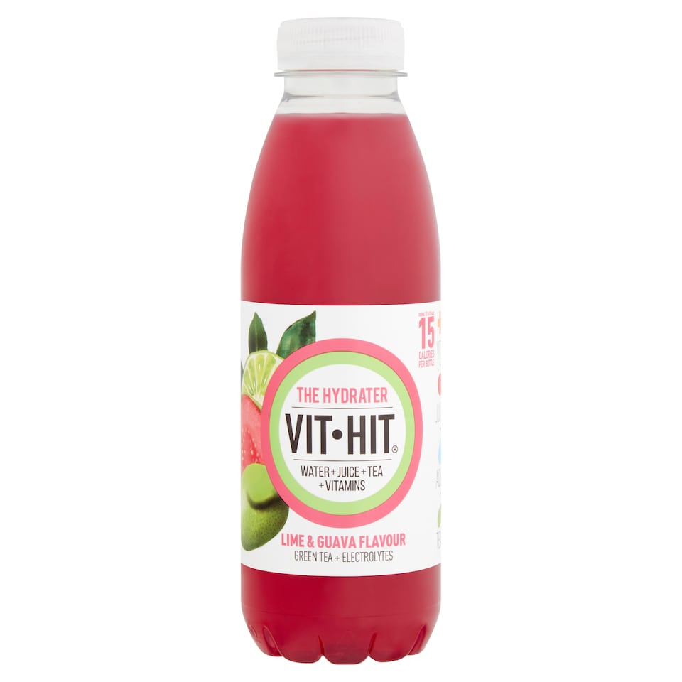 Vit Hit Hydrater Lime And Guava Juice Drink 500Ml