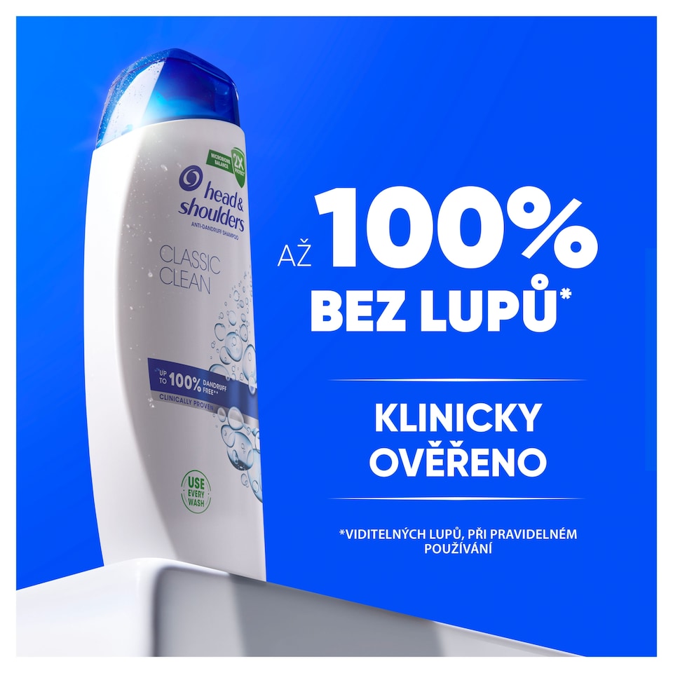 Obrázek 1 pro produkt Head & Shoulders Clasic Clean Šampon proti Lupům 800 ml, Každodenní Použití, Pumpička