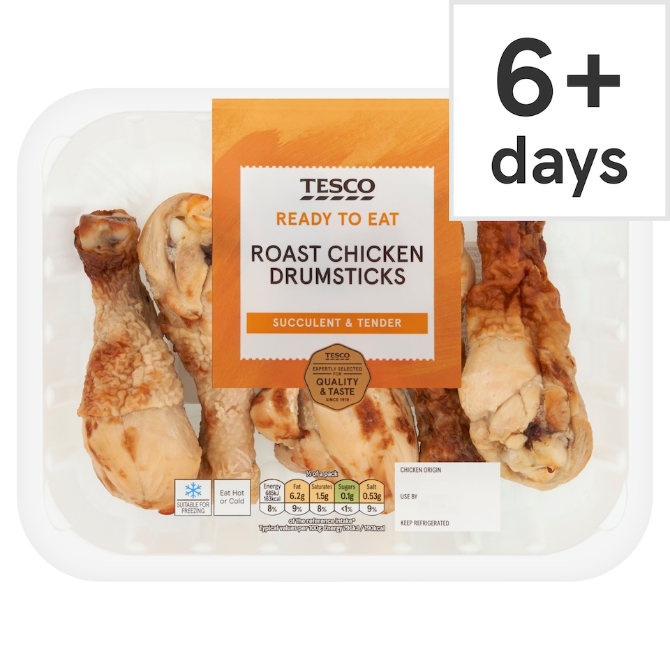 Tesco Roast Chicken Drumsticks 430g
