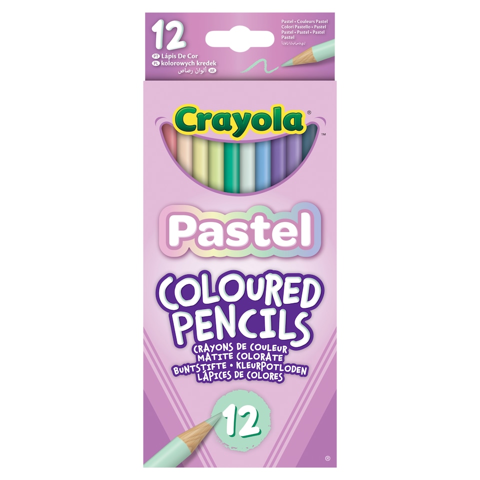 Crayola Pastel Pencils 12 Pack