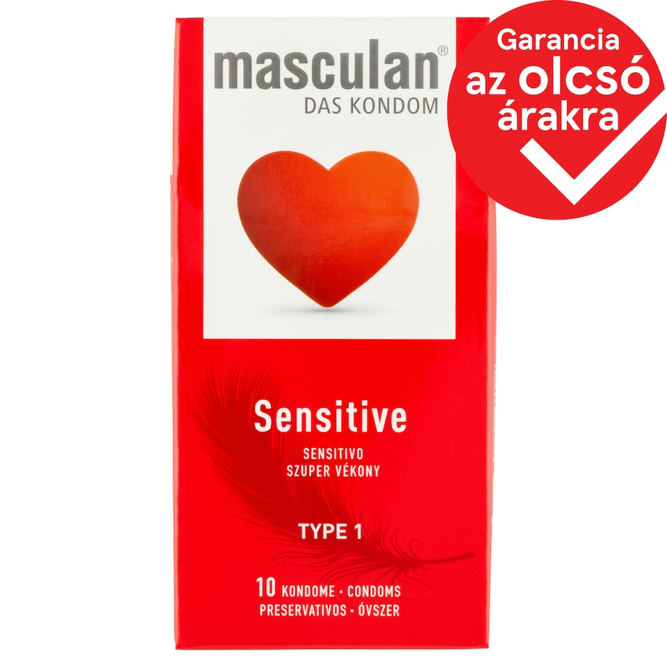 Masculan Sensitive Super Thin Condoms 10 pcs
