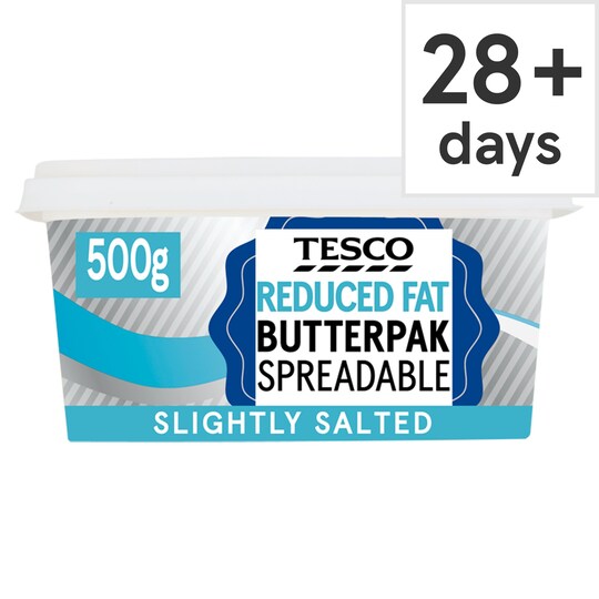 Tesco Reduced Fat Butterpak Spreadable 500G Tesco Groceries