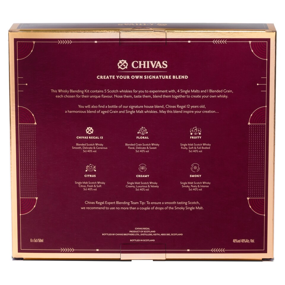 image 1 of Chivas Scotch Whisky Blending Kit 6 X 5Cl