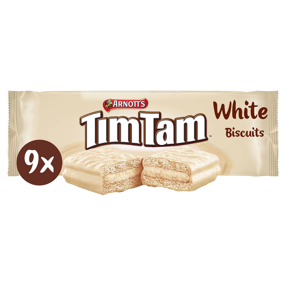 Arnott's Tim Tam White Biscuit Bar 165g