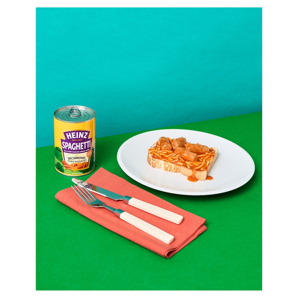 image 1 of Heinz Spaghetti with Richmond Pork Sausages 400g