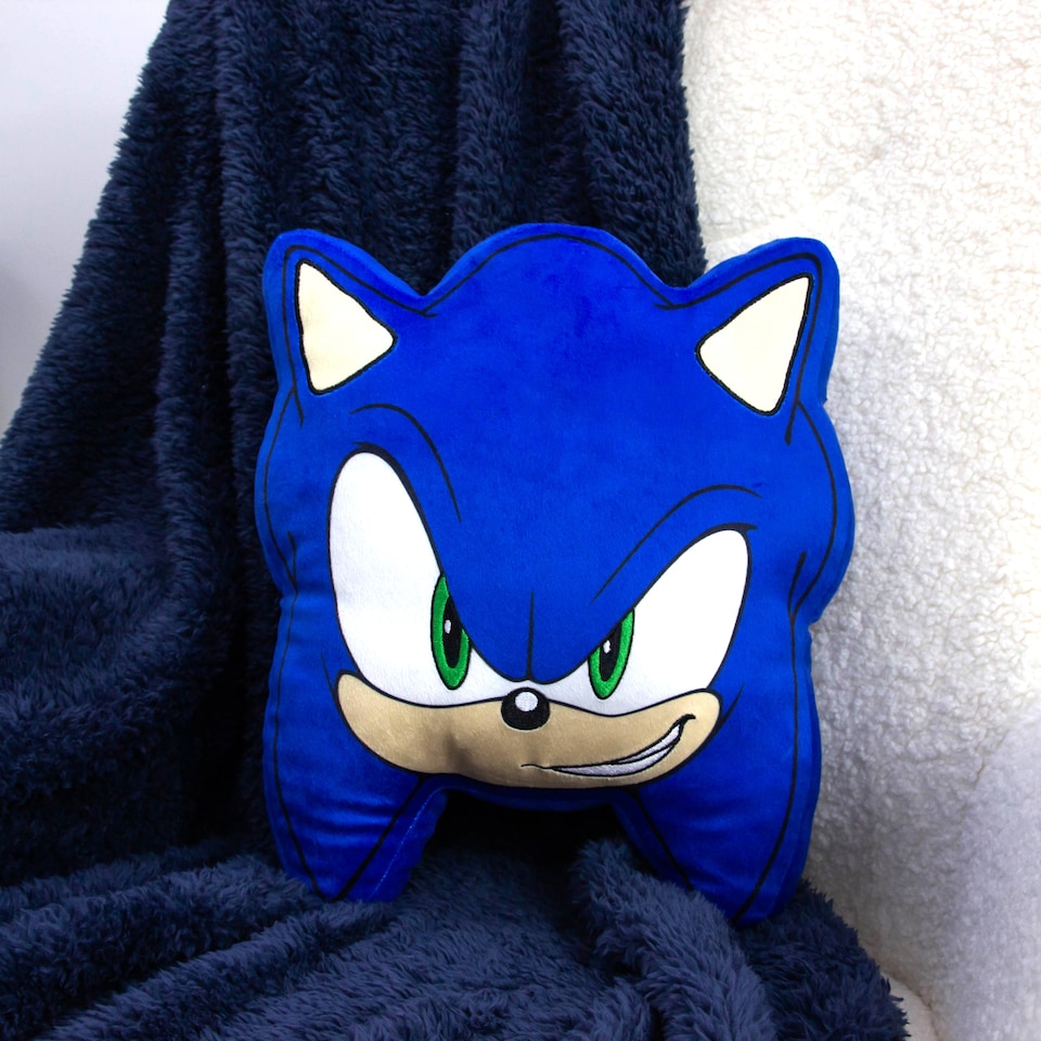 image 1 of SONIC SHAPED CUSHION