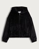 image 4 of F&F Fleece Zip Up Pyjama Hoodie in Black