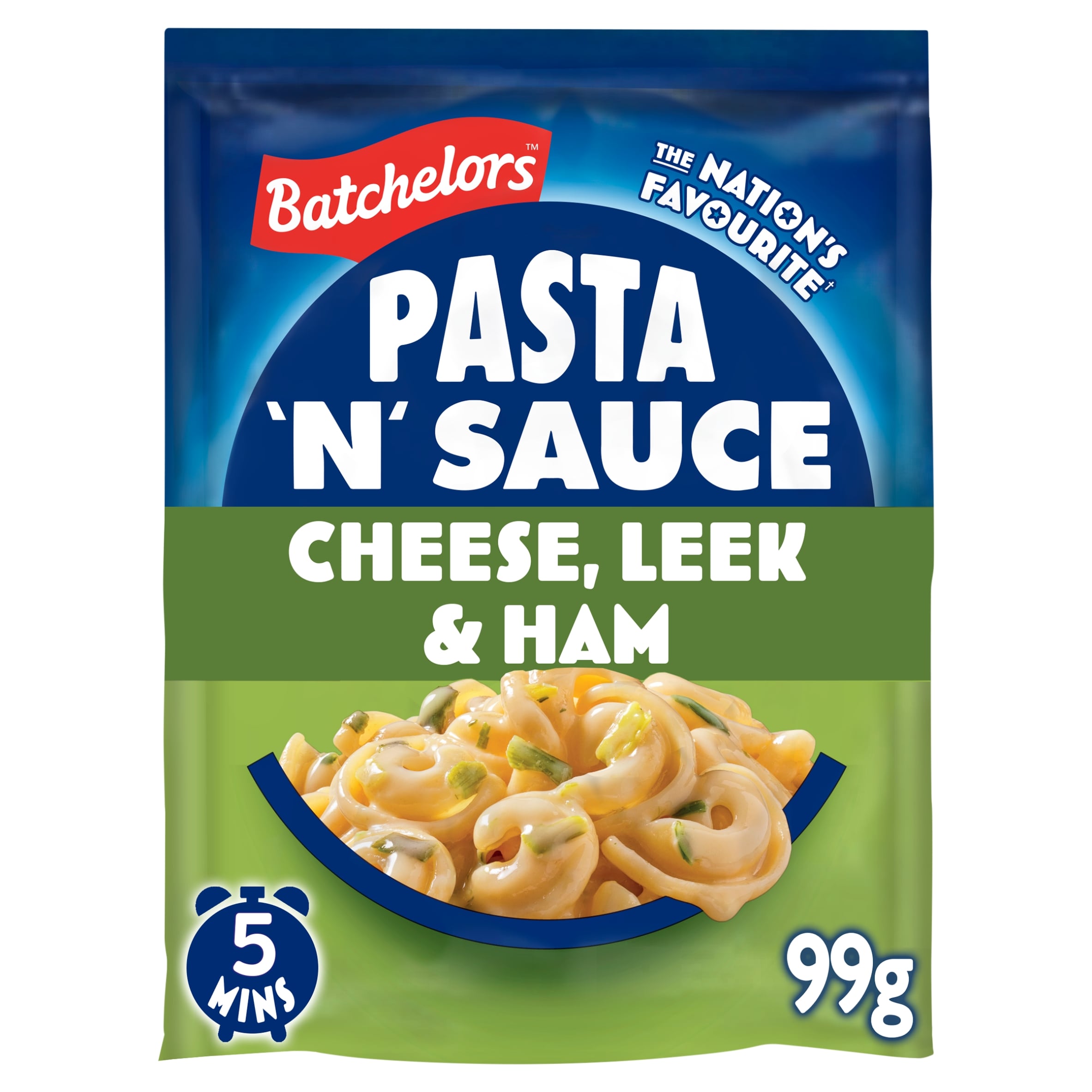 Batchelors Pasta & Sauce Cheese Leek Ham Quick Cook 99G