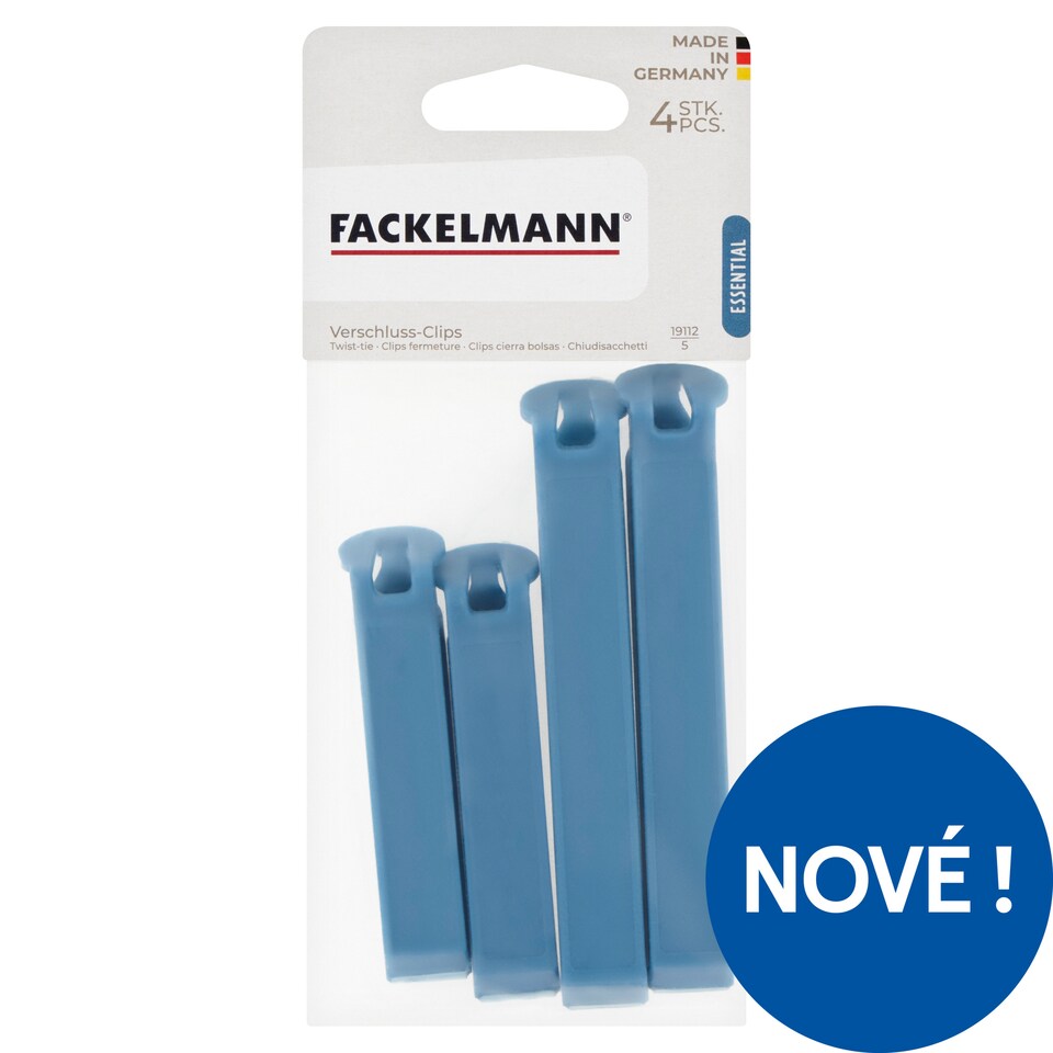 Fackelmann Klipsy na sáčky 4 ks