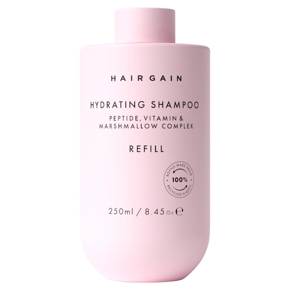 Hair Gain Hydrating Shampoo Peptide, Vitamin & Marshmallow Complex Refill 250ml