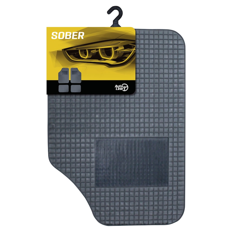 Auto Line Sober PVC autokoberce kompletní sada 4 ks