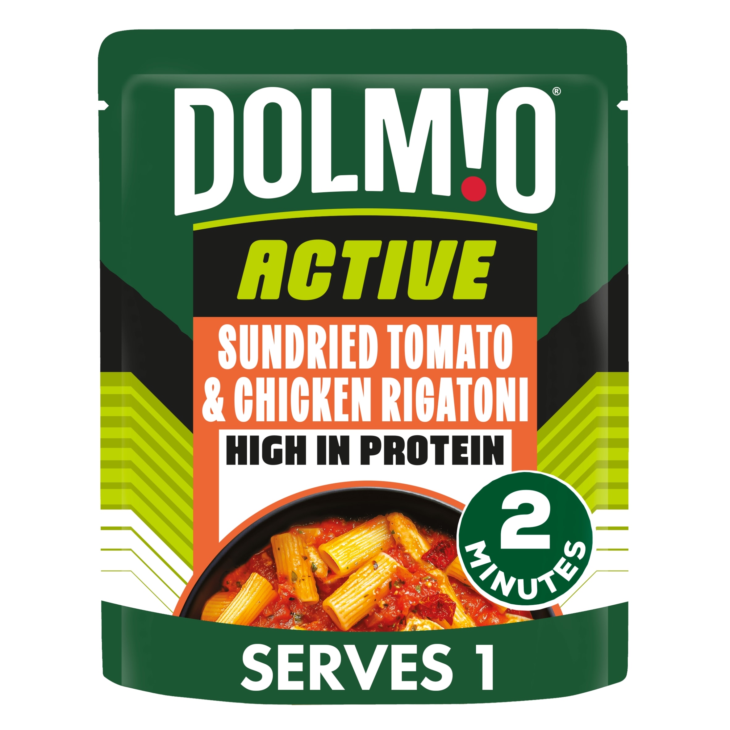 Dolmio Active Sundried Tomato and Chicken Rigatoni Pasta Ready Meal 250g