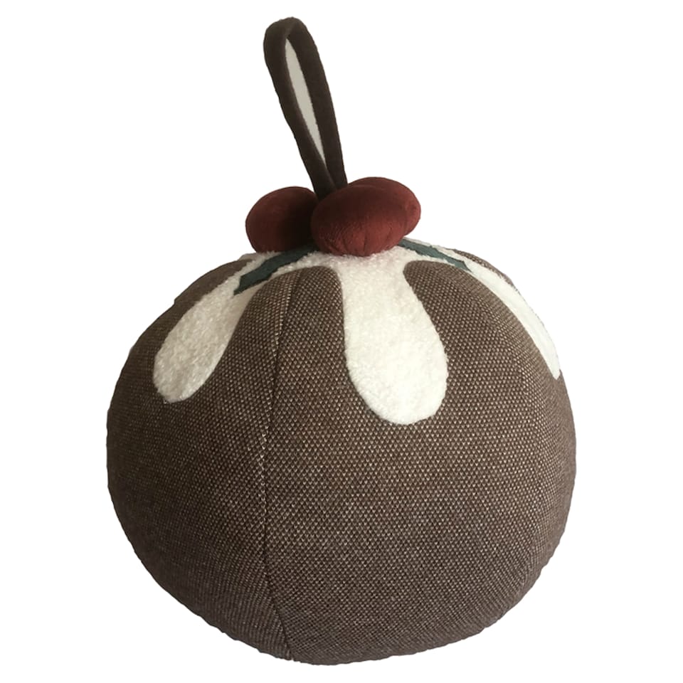 Tesco Christmas Pudding Doorstop