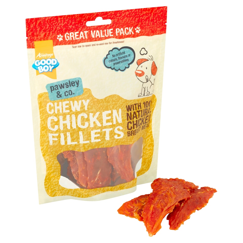 image 1 of Good Boy Chewy Chicken Fillets 320G