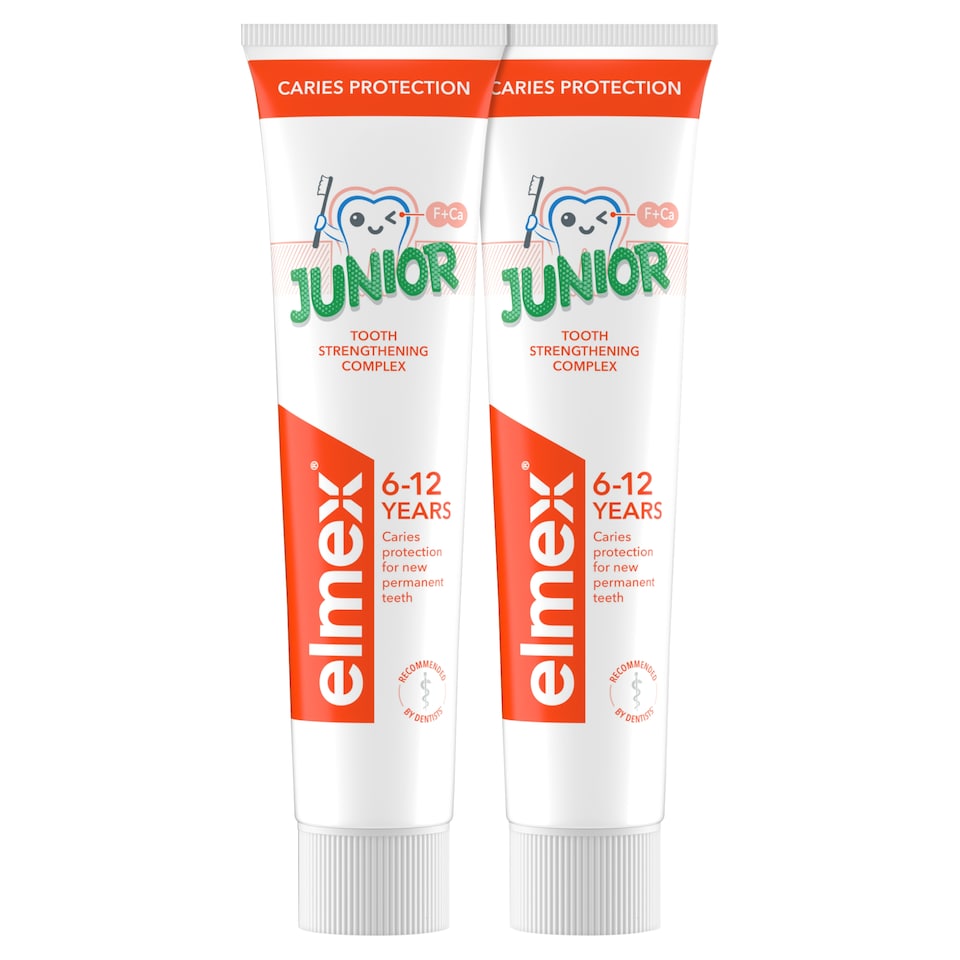image 1 of elmex Junior Toothpaste 6-12 years 2x 75 ml