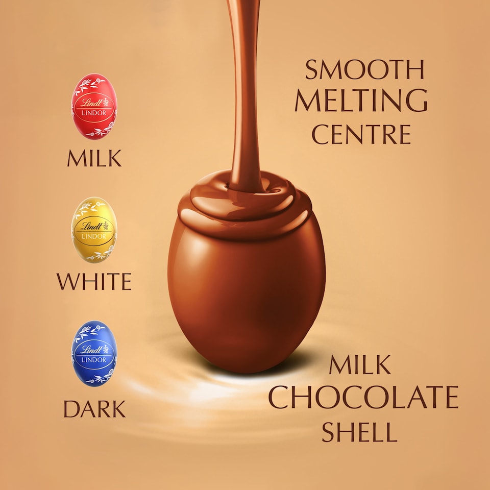 image 1 of Lindt Lindor Mini Eggs Assorted Truffles 80g 