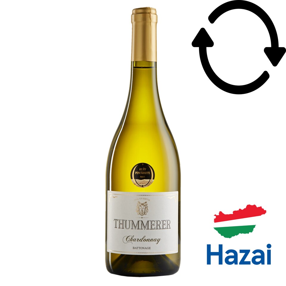 Thummerer Egri Chardonnay Battonage classicus száraz fehérbor 14% 750 ml