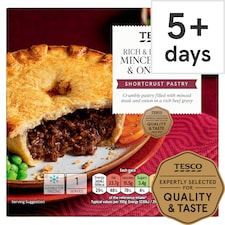 Tesco Minced Steak & Onion Shortcrust Pie 200G