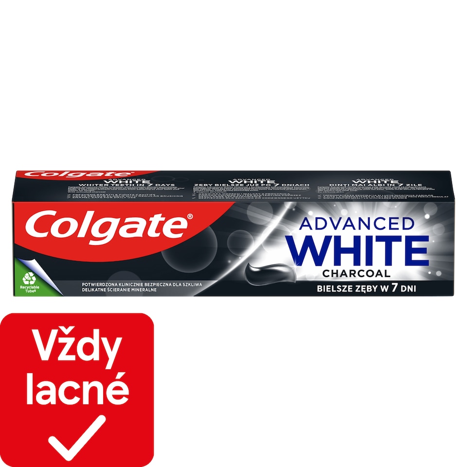 obrázok 1 z Zubná pasta Colgate Advanced White Charcoal 75ml